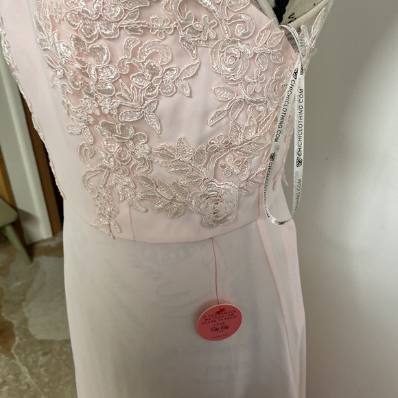 Chi Chi London Soft Pink Ruffle Dress - Picture 4 of 7